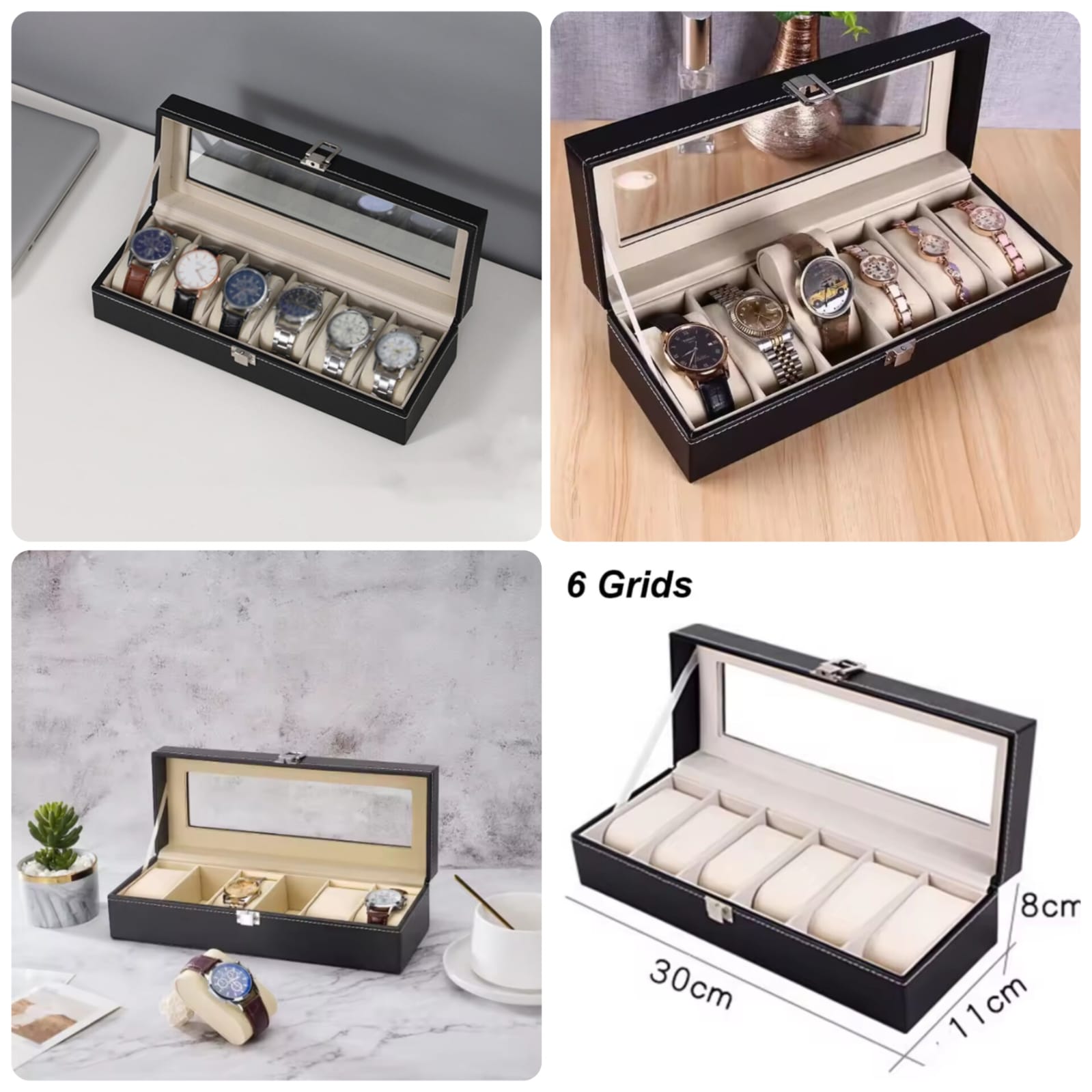 6- Slots Watch Box