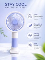 Mini Hand Fan With Mobile Holder - High Quality