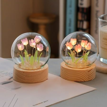 LED Acrylic Tulip night lamp 