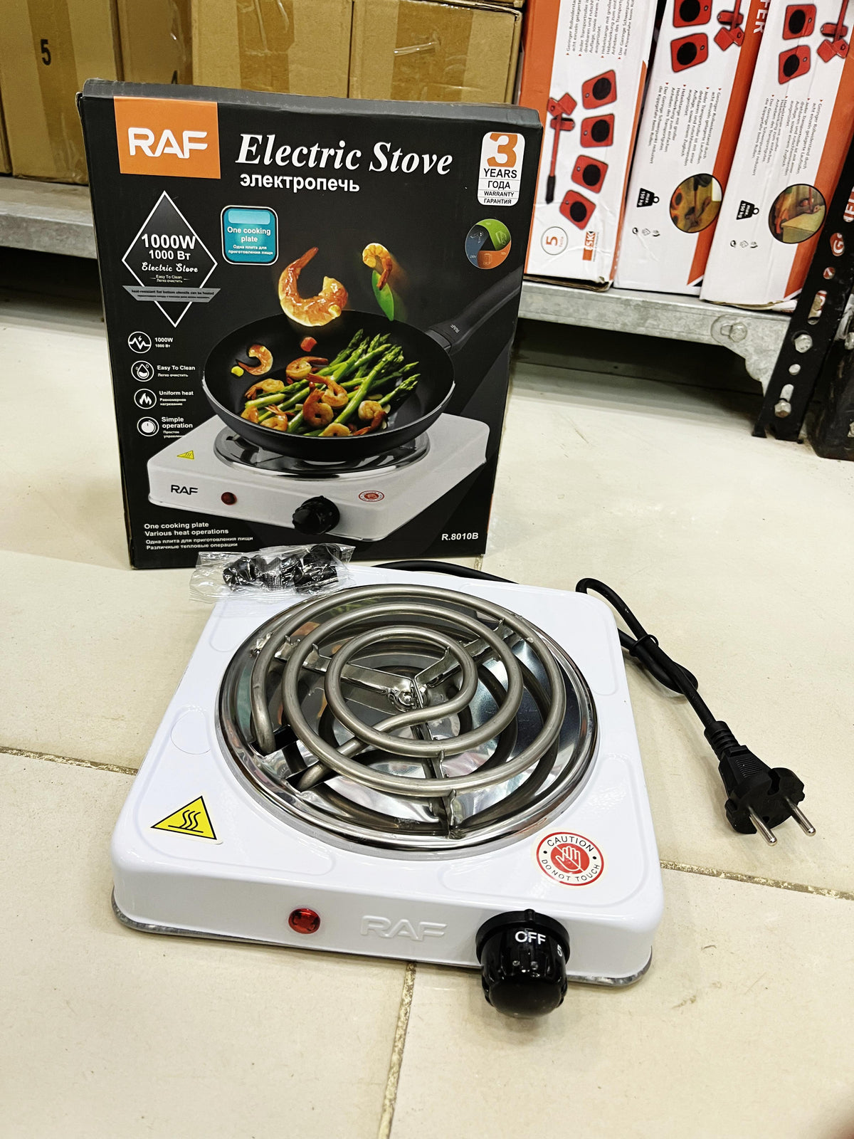 RAF Electric Stove Hot Plate 1000W - Premium Quality