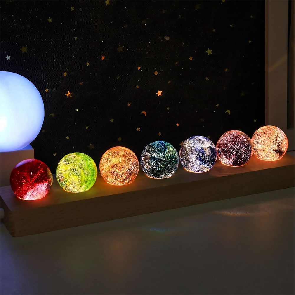 7 Ball Crystal Decor Lamp