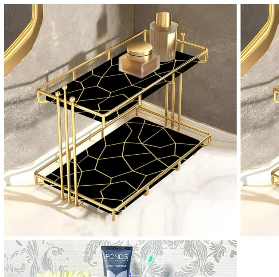 2-Tier Luxury Vanity Storage