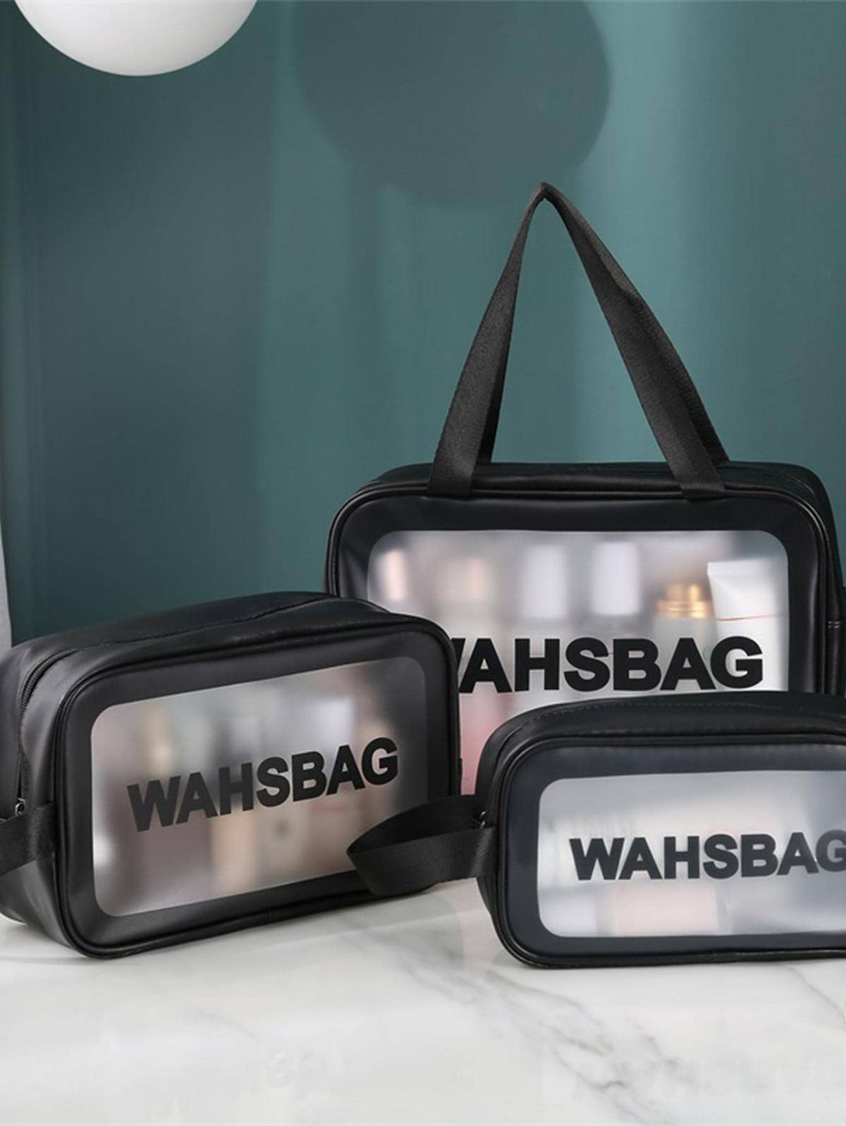 Travel Wash Bag -Pack of 3