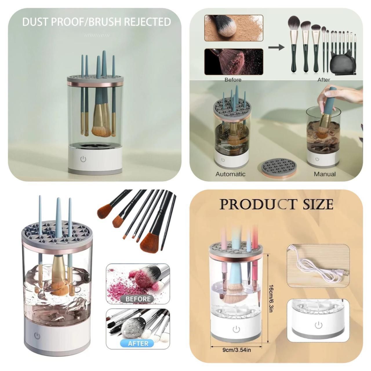Electric Makeup Brush Cleaner - WS