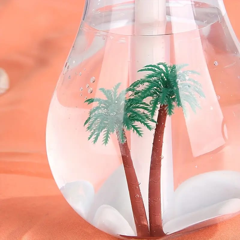 Light Bulb Humidifier with LED Night Light