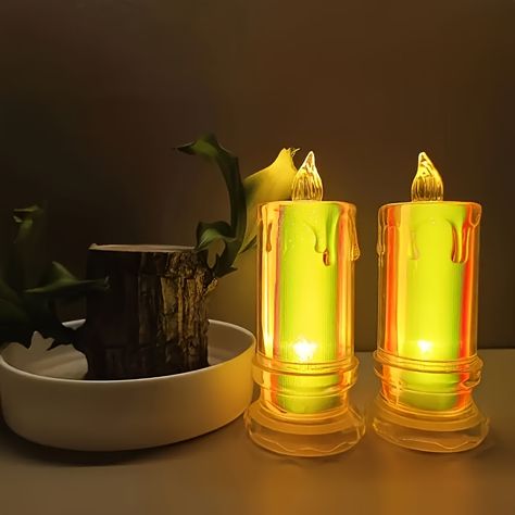 LED Flickering Candles - 1 PIECE