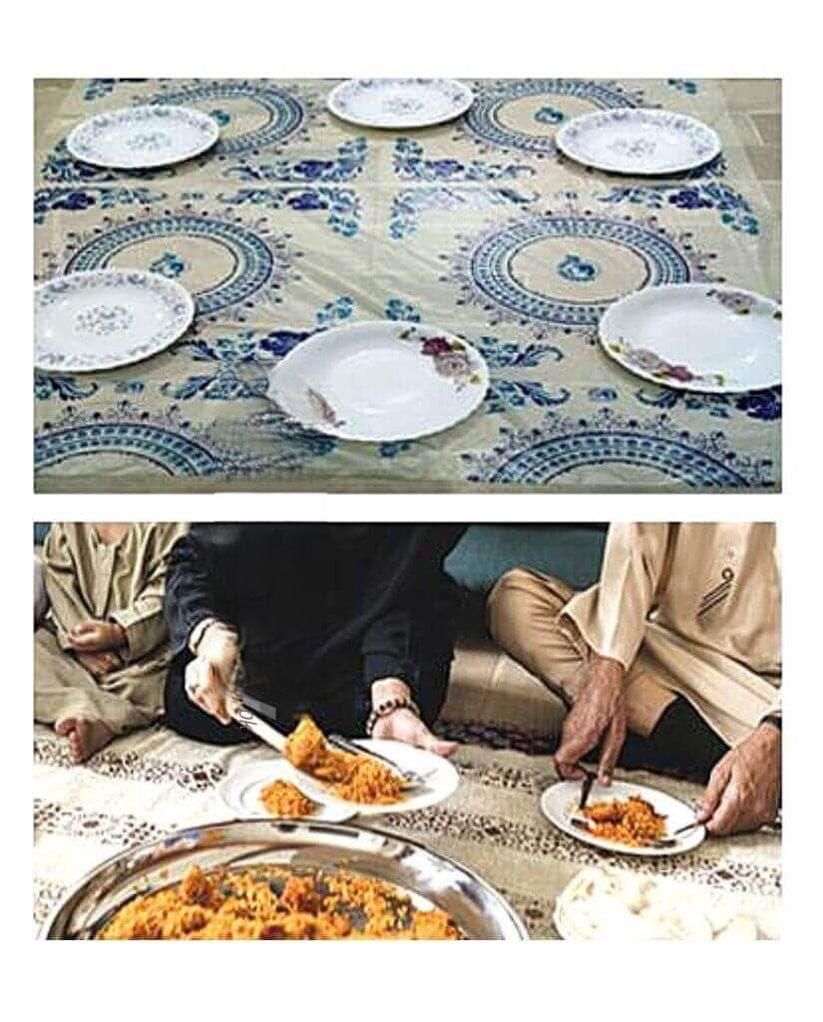 Disposable  Sufra/Dastarkhwan - Random Printed