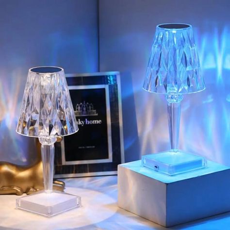 Crystal Diamond Table Lamp