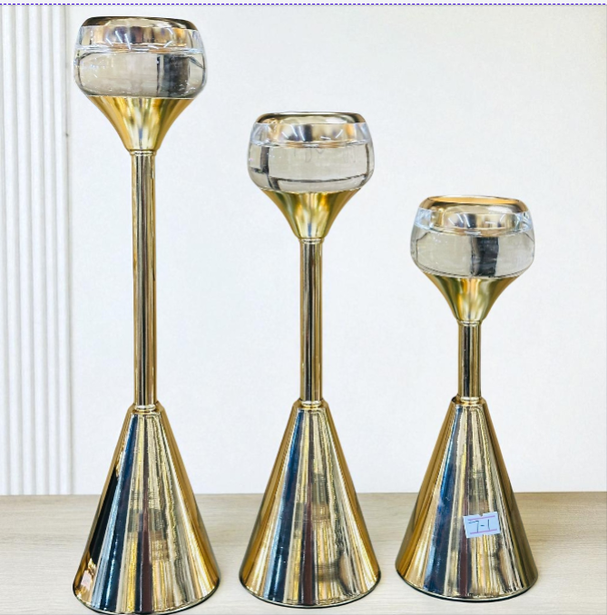 Decorative Candle Stands (Set Of 3)