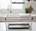 PURE STAINLESS STEEL NON MAGNETIC 🧲  DISH AND PLATES RACK- Storage