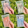 Original 8-Piece Makeup Brush Set with Pouch - Soft Brushes - WS