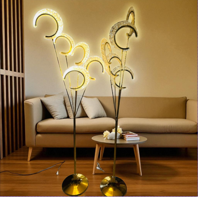 Modern Half-Moon Floor Lamp