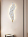 Feathery Elegance - Modern Wall Sconce