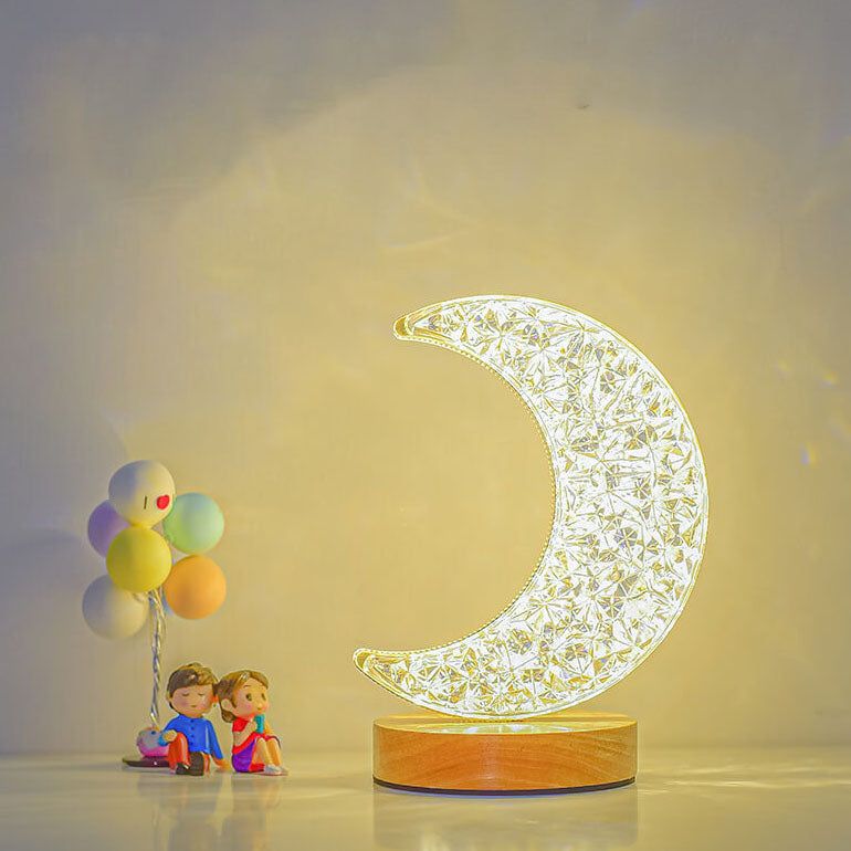 Decorative Crescent Moon Lamp
