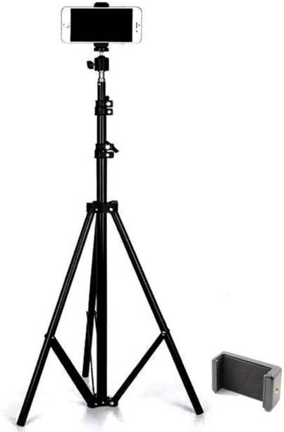 7ft Aluminum Tripod Ring Light Stand & Mobile Holder - Lighting Studio