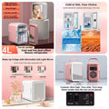 4L Vanity Mirror LED Portable Fridge - WS