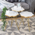 Luxury Gold Coffee Tables - Set of 3