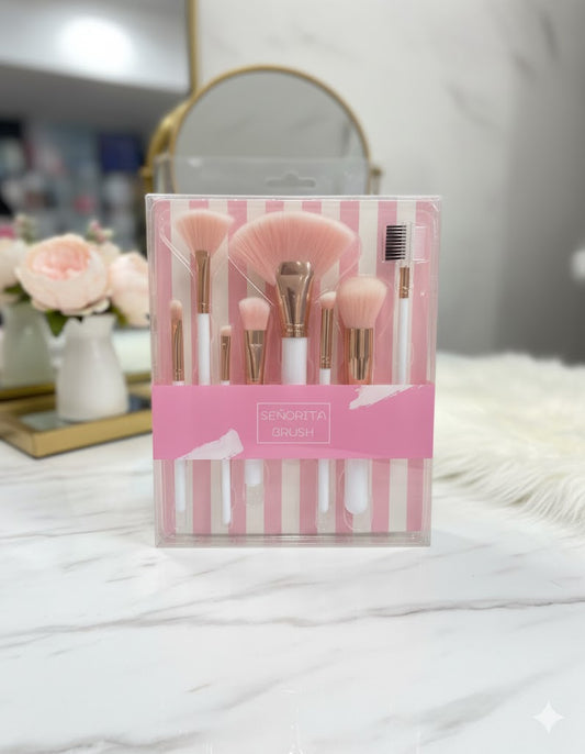8pcs Senorita Makeup Brushes Set - Imported