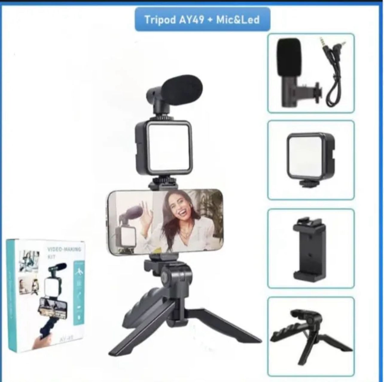 Video Making Vlogging Kit - Lighting Studio