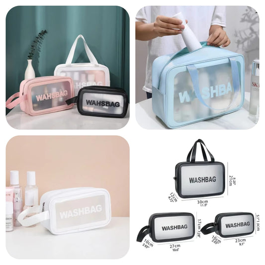 Travel Wash Bag -Pack of 3